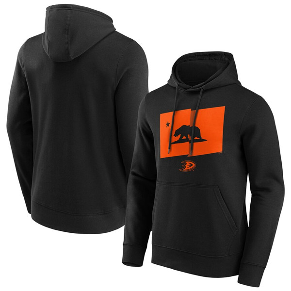 Men's Anaheim Ducks Black Hometown Graphic Hoodie